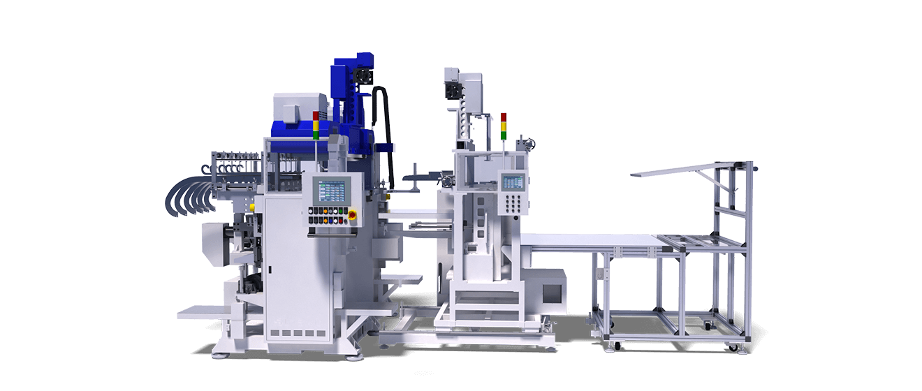 Continuous trimming machine with steel rule die cutting